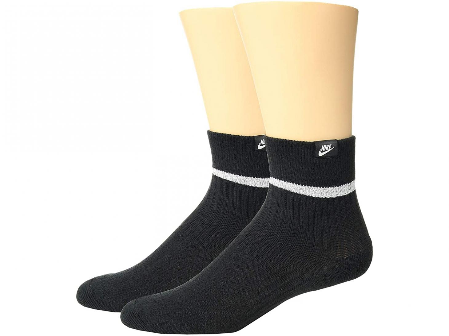 Accurate shoes Arrow Nike Activewear & Yoga | Nike Sneaker Sox Essential Ankle Socks 2-Pair Pack  Black/White/White - Womens/Mens · Simone Janott